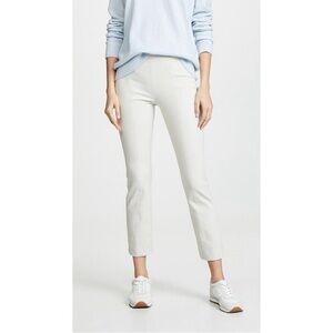 Vince Stitch Front Seam Legging Pants Gesso Light Grey SZ L